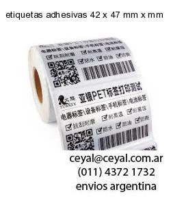 etiquetas adhesivas 42 x 47 mm x mm