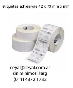 etiquetas adhesivas 42 x 73 mm x mm