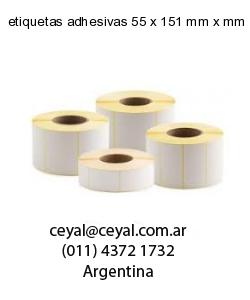 etiquetas adhesivas 55 x 151 mm x mm