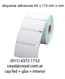 etiquetas adhesivas 66 x 175 mm x mm