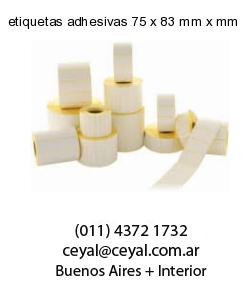 etiquetas adhesivas 75 x 83 mm x mm