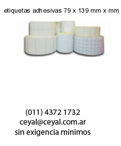 etiquetas adhesivas 79 x 139 mm x mm