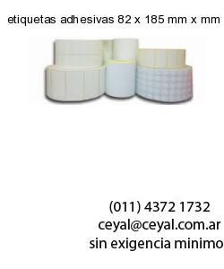 etiquetas adhesivas 82 x 185 mm x mm