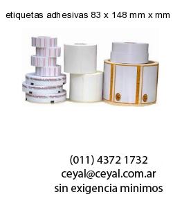 etiquetas adhesivas 83 x 148 mm x mm