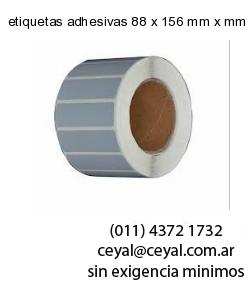 etiquetas adhesivas 88 x 156 mm x mm