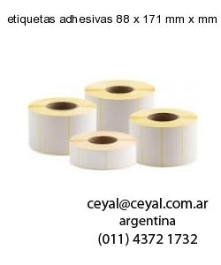 etiquetas adhesivas 88 x 171 mm x mm