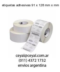 etiquetas adhesivas 91 x 128 mm x mm