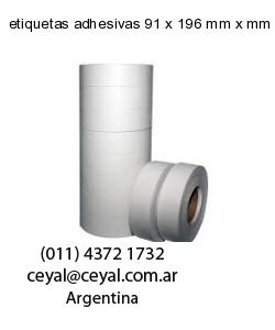 etiquetas adhesivas 91 x 196 mm x mm