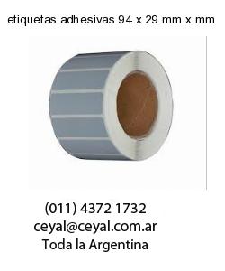 etiquetas adhesivas 94 x 29 mm x mm