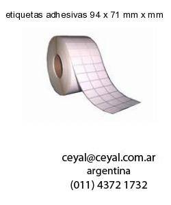 etiquetas adhesivas 94 x 71 mm x mm