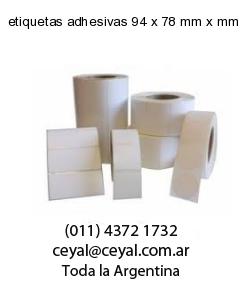 etiquetas adhesivas 94 x 78 mm x mm