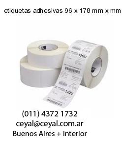 etiquetas adhesivas 96 x 178 mm x mm