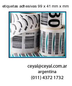 etiquetas adhesivas 99 x 41 mm x mm