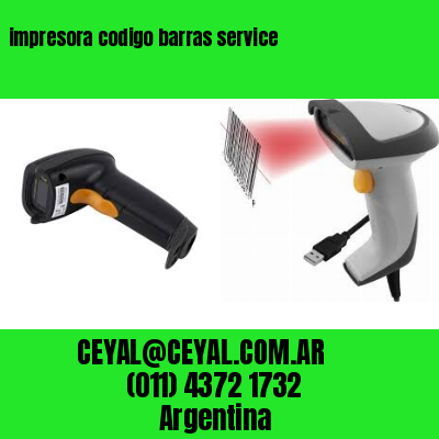 impresora codigo barras service