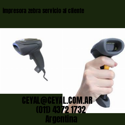 impresora zebra servicio al cliente