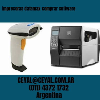 impresoras datamax comprar software