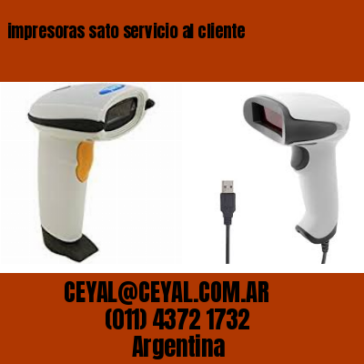 impresoras sato servicio al cliente