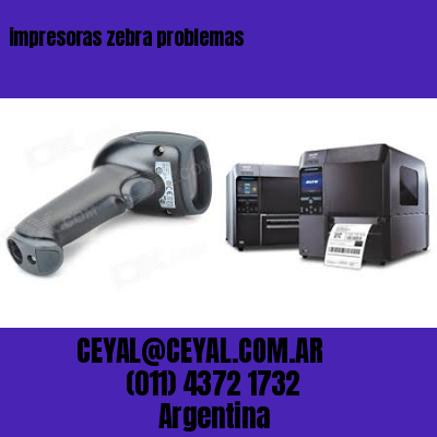 impresoras zebra problemas