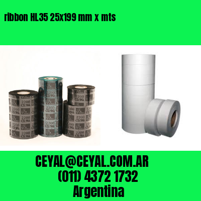 ribbon HL35 25×199 mm x mts