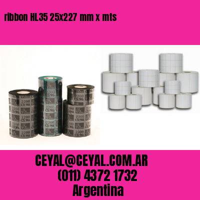 ribbon HL35 25×227 mm x mts