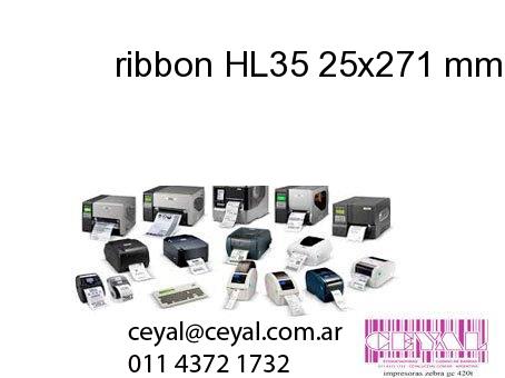 ribbon HL35 25x271 mm x mts