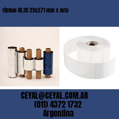ribbon HL35 25×271 mm x mts
