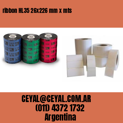 ribbon HL35 26×226 mm x mts