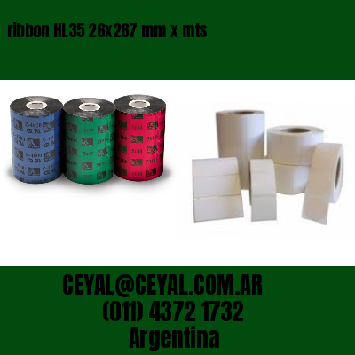 ribbon HL35 26×267 mm x mts