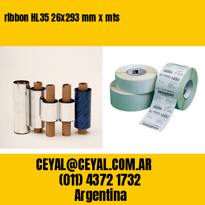 ribbon HL35 26×293 mm x mts