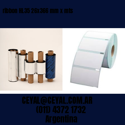ribbon HL35 26×366 mm x mts