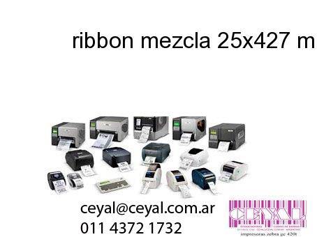 ribbon mezcla 25x427 mm x mts