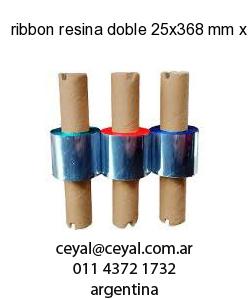 ribbon resina doble 25x368 mm x mts