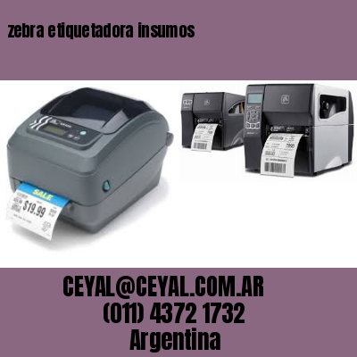 zebra etiquetadora insumos