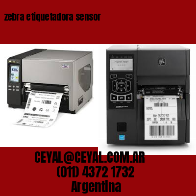 zebra etiquetadora sensor