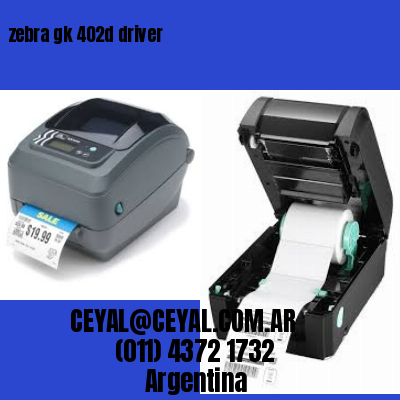 zebra gk 402d driver
