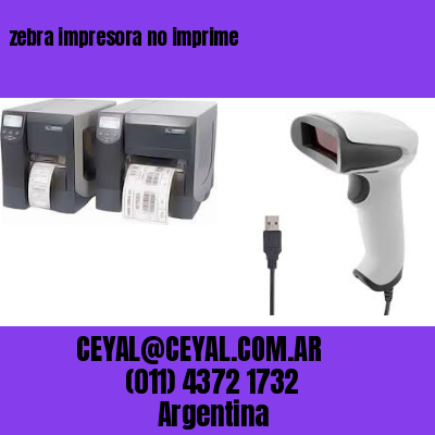 zebra impresora no imprime