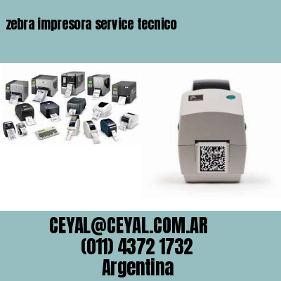 zebra impresora service tecnico