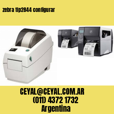 zebra tlp2844 configurar