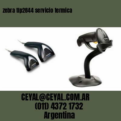 zebra tlp2844 servicio termica