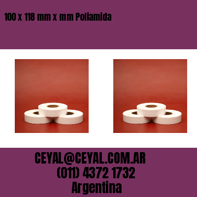 100 x 118 mm x mm Poliamida