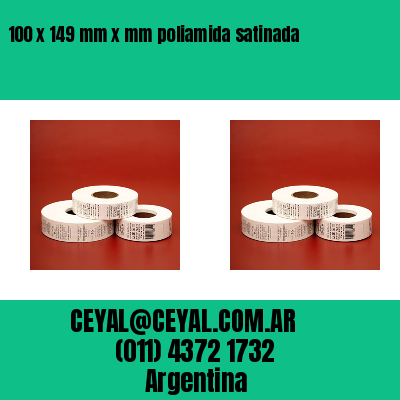100 x 149 mm x mm poliamida satinada
