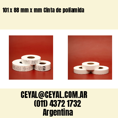 101 x 88 mm x mm Cinta de poliamida
