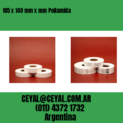 105 x 149 mm x mm Poliamida