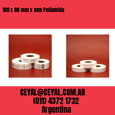 109 x 88 mm x mm Poliamida