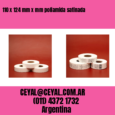 110 x 124 mm x mm poliamida satinada