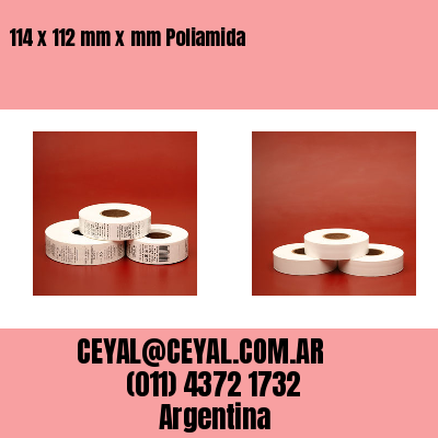 114 x 112 mm x mm Poliamida