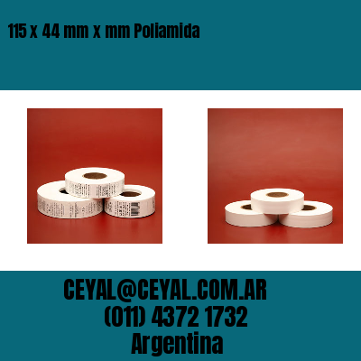 115 x 44 mm x mm Poliamida