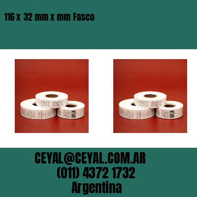 116 x 32 mm x mm Fasco
