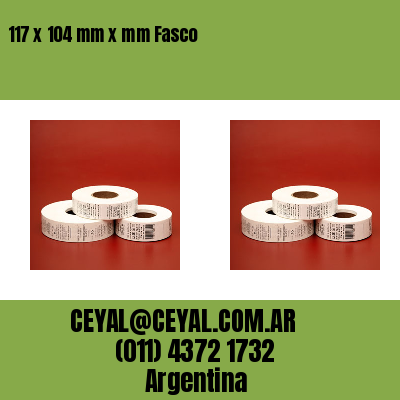 117 x 104 mm x mm Fasco