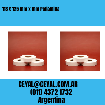118 x 125 mm x mm Poliamida
